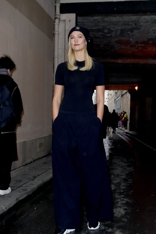 KARLIE KLOSS Out and About in Paris 01/20/2019