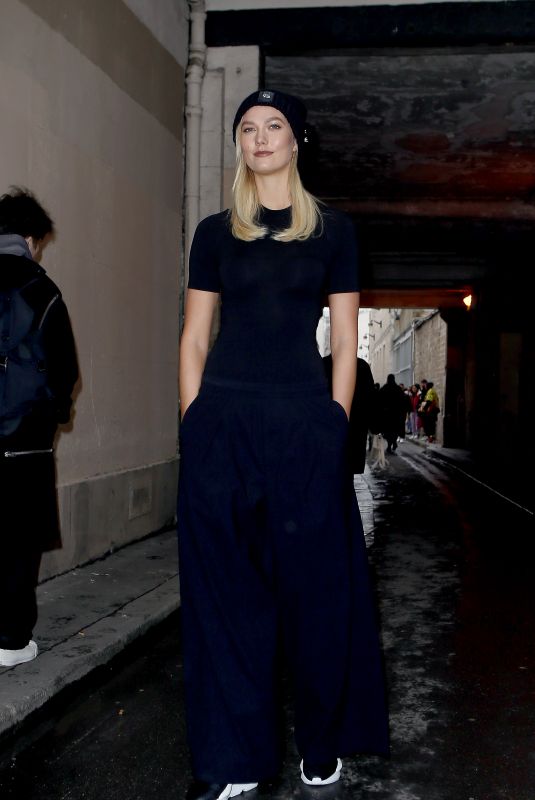 KARLIE KLOSS Out and About in Paris 01/20/2019