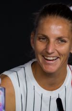 KAROLINA PLISKOVA at 2019 Australian Open Press Conference in Melbourne 01/19/2019