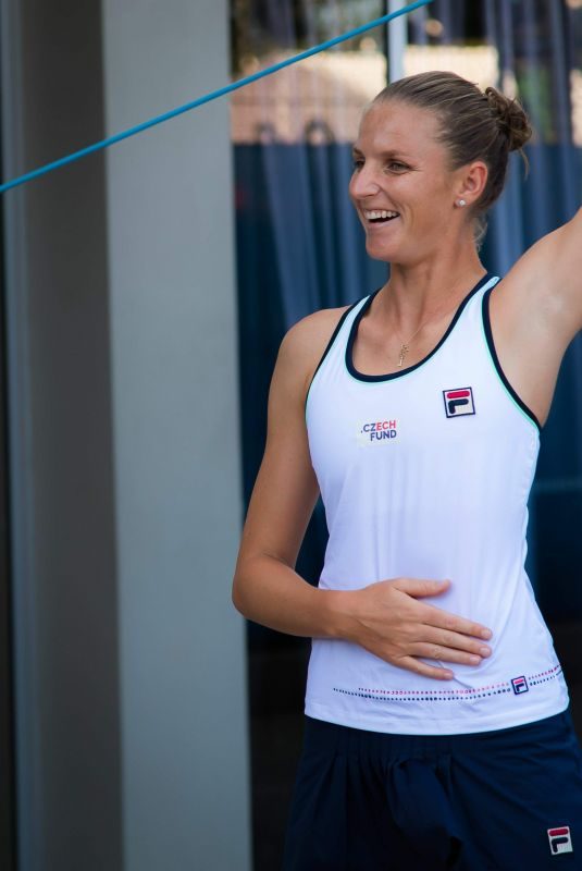 KAROLINA PLISKOVA at Brisbane International Tennis 01/02/2019