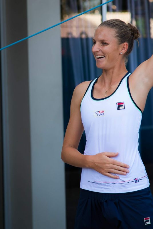 KAROLINA PLISKOVA at Brisbane International Tennis 01/02/2019