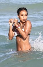 KARRUECHE TRAN in Bikini at a Beach in Miami 01/02/2019