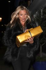 KATE and LOTTIE MOSS at La Famiglia Restaurant in London 01/09/2019