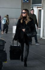 KATE BECKINSALE at Charles De Gaulle Airport in Paris 01/21/2019