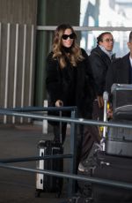 KATE BECKINSALE at Charles De Gaulle Airport in Paris 01/21/2019