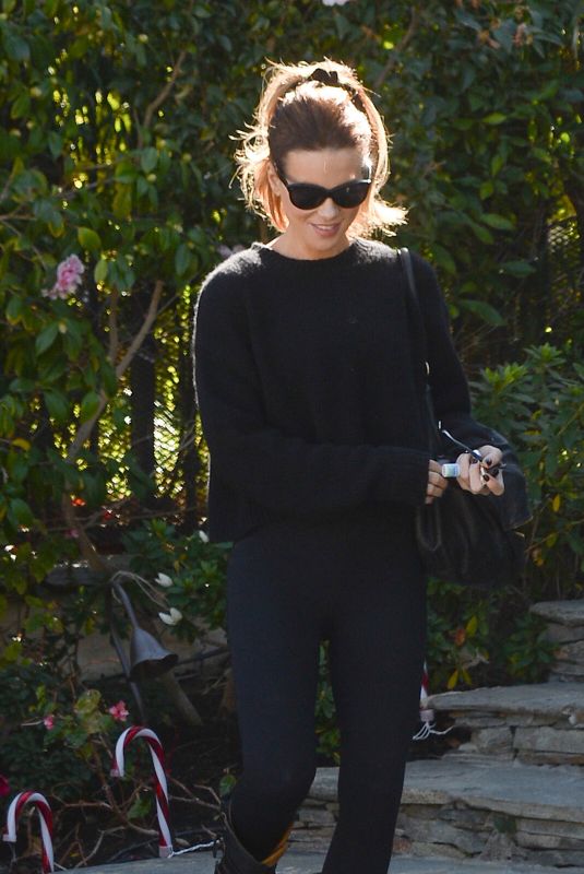 KATE BECLKINSALE Out in Los Angeles 01/02/2019