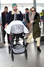 KATE HUDSON and Danny Fujikawa at JFK Airpirt in New York 01/13/2019