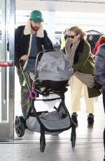 KATE HUDSON and Danny Fujikawa at JFK Airpirt in New York 01/13/2019