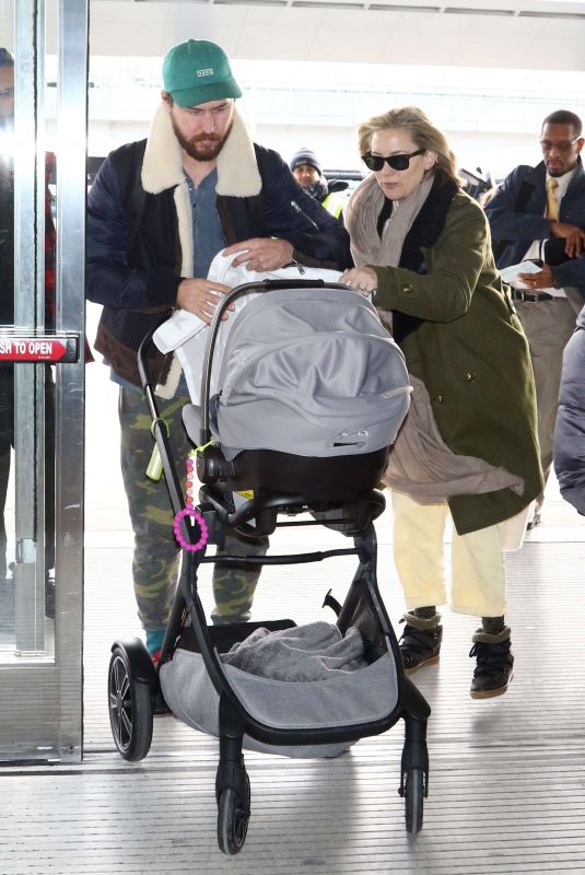 KATE HUDSON and Danny Fujikawa at JFK Airpirt in New York 01/13/2019