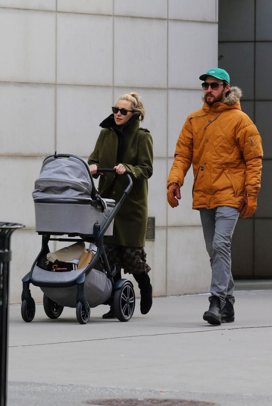 KATE HUDSON and Danny Fujikawa Out in New York 01/09/2019