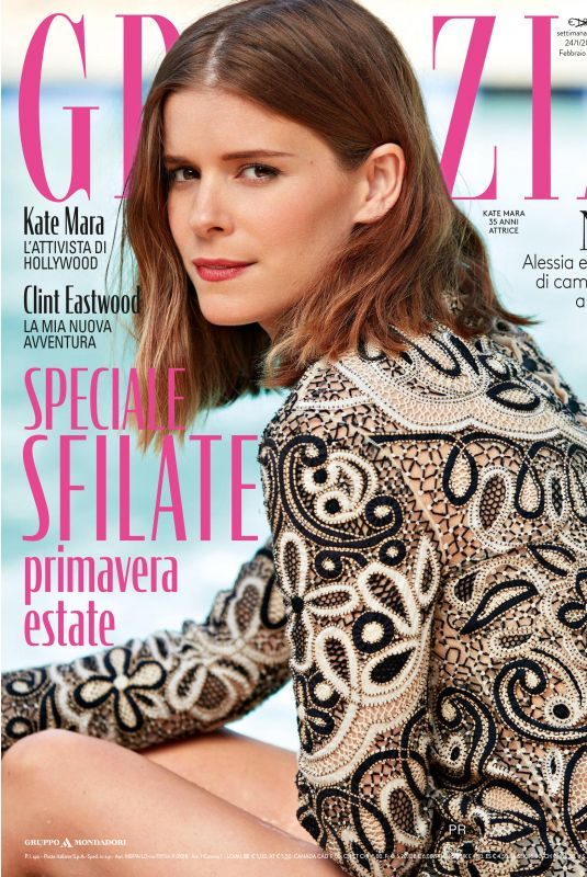 KATE MARA in Grazia Magazine, Italy January 2019