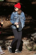 KATE MARA Out Hikinig in Los Angeles 01/10/2019