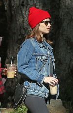 KATE MARA Out Hikinig in Los Angeles 01/10/2019