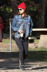 KATE MARA Out Hikinig in Los Angeles 01/10/2019