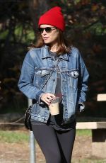 KATE MARA Out Hikinig in Los Angeles 01/10/2019