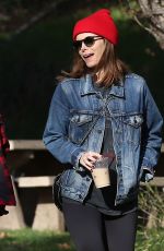 KATE MARA Out Hikinig in Los Angeles 01/10/2019