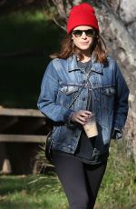 KATE MARA Out Hikinig in Los Angeles 01/10/2019