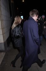 KATE MOSS and Count Nikolai von Bismarck Out for Her Birthday in London 01/16/2019