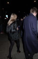 KATE MOSS and Count Nikolai von Bismarck Out for Her Birthday in London 01/16/2019