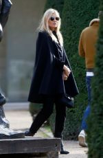 KATE MOSS at Rodin Museum in Paris 01/18/2019