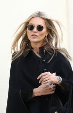 KATE MOSS at Rodin Museum in Paris 01/18/2019