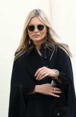 KATE MOSS at Rodin Museum in Paris 01/18/2019