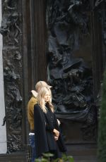 KATE MOSS at Rodin Museum in Paris 01/18/2019