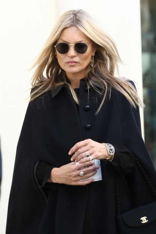 KATE MOSS at Rodin Museum in Paris 01/18/2019