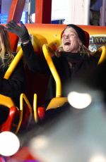 KATE MOSS at Winter Wonderland in London 12/27/2018