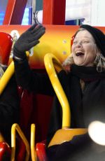 KATE MOSS at Winter Wonderland in London 12/27/2018