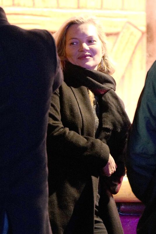 KATE MOSS at Winter Wonderland in London 12/27/2018