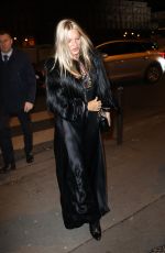 KATE MOSS Leaves Ritz Hotel in Paris 01/16/2019