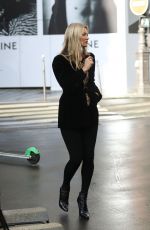 KATE MOSS Out and About in Paris 01/17/2019