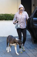 KATE UPTON Out with Her Dog in Beverly Hills 01/03/2019