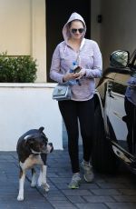 KATE UPTON Out with Her Dog in Beverly Hills 01/03/2019