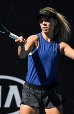 KATIE BOULTER at 2019 Australian Open Practice Session at Melbourne Park 01/13/2019