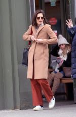 KATIE HOLMES Out and About in New York 01/07/2019