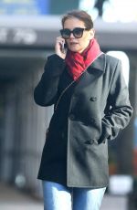KATIE HOLMES Out and About in New York 01/11/2019