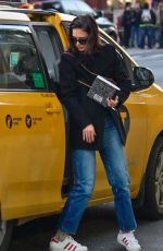 KATIE HOLMES Out and About in New York 01/14/2019
