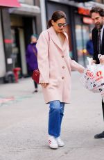 KATIE HOLMES Out Shopping in New York 01/15/2019