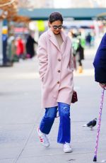 KATIE HOLMES Out Shopping in New York 01/15/2019