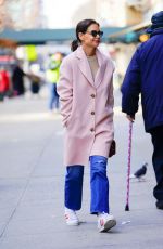KATIE HOLMES Out Shopping in New York 01/15/2019