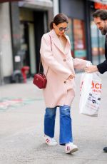 KATIE HOLMES Out Shopping in New York 01/15/2019