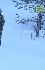 KATY PERRY and Orlando Bloom Out Snowboarding in Aspen 01/02/2019