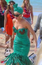 KATY PERRY om the Set of American Idol in Honolulu 01/29/2019