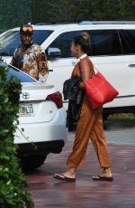 KAZ CROSSLEY Leaves her Hotel in Miami Beach 01/13/2019