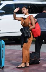 KAZ CROSSLEY Leaves her Hotel in Miami Beach 01/13/2019