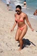 KAZIMIR CROSSLEY in Bikini at a Beach in Miami 02/01/2019