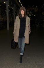 KEIRA KNIGHTLEY Arrives at St Pancras Station in London 01/10/2019