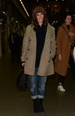 KEIRA KNIGHTLEY Arrives at St Pancras Station in London 01/10/2019